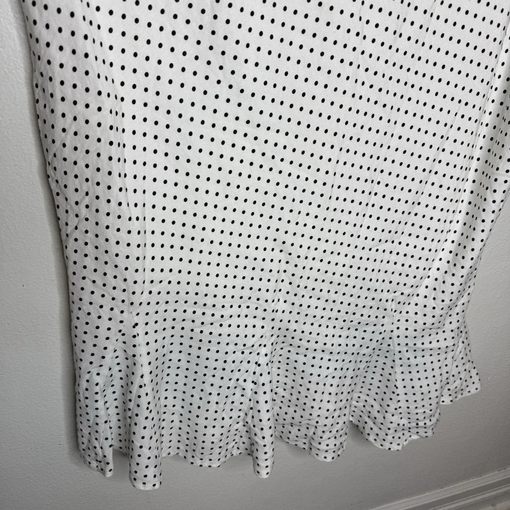 Kate Spade NY x Target‎ PolkaDot Linen Blend Fit & Flare Midi Skirt Women's 3X
